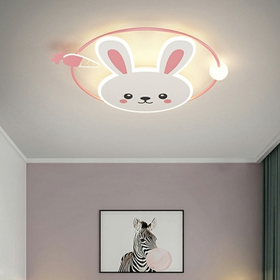 Children's Room Flush Ceiling Light 1 Light LED Ceiling Light for Bedroom