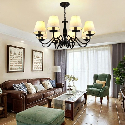 Modern Metal Chandelier Lighting Fixtures Simplicity Hanging Chandelier for Living Room