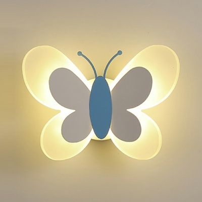 Modern Wall Mounted lights Butterfly Third Gear Wall mounted lighting for Bedroom Children's Room