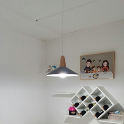 Wood 1 Light Modern Minimalist Hanging Light Nordic Style Suspension Lamp for Dinning Room