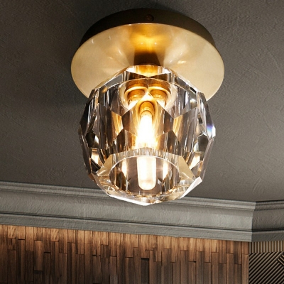 Creative Crystal Warm Decorative Ceiling light for Corridor Bedroom and Hall