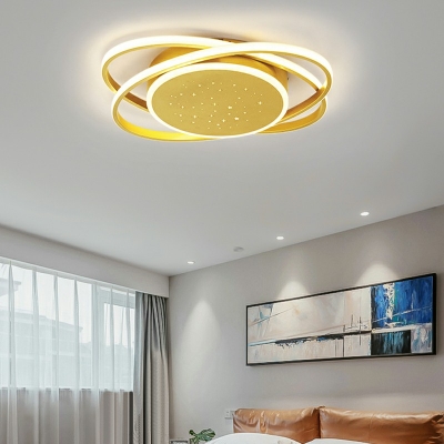 Macaron Star Flush Mount Ceiling Light Fixtures Metal Flush Mount Ceiling Lamp