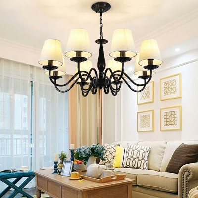 Modern Metal Chandelier Lighting Fixtures Simplicity Hanging Chandelier for Living Room