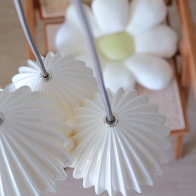 Modern Style LED Pendant Light Nordic Style Ceramic Hanging Light for Bedside