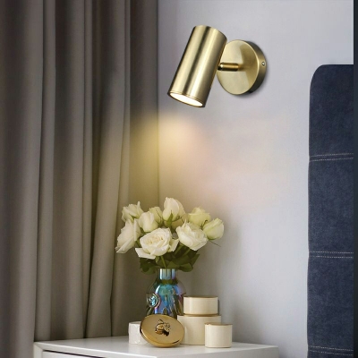 Creative Metal Rotatable Wall Sconce for Corridor Bedroom Bedside and Background Wall