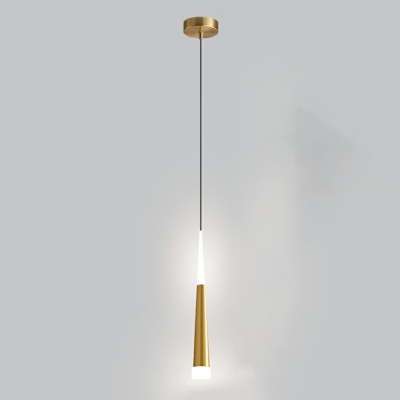LED 1 Light Acrylic Modern Hanging Pendant Lights Simplicity Down Mini Pendant for Bedroom
