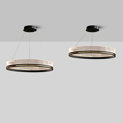 Minimalist Orbicular Suspended Lighting Fixture Metal Pendant Lighting Fixtures
