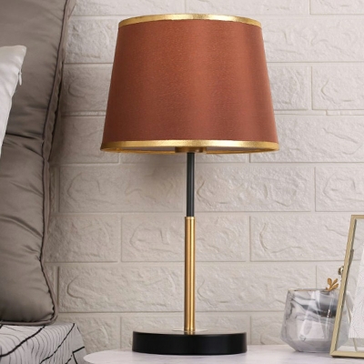 Postmodern Night Table Lamps Metal 1 Light Table Light for Bedroom