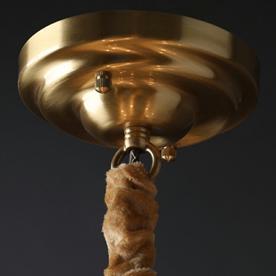 11-Light Ceiling Lamp Traditional Style Shell Shape Metal Chandelier Pendant Light