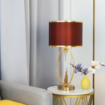 Postmodern Metal Night Table Lamps 1 Light Table Light for Bedroom