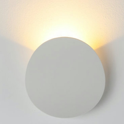 White LED Wall Light Lamp Sconce 1 Light Modern Minimal Wall Hanging Lights for Bedroom