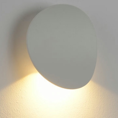 White LED Wall Light Lamp Sconce 1 Light Modern Minimal Wall Hanging Lights for Bedroom