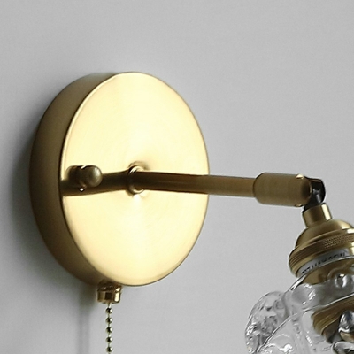 1-Light Sconce Lights Simplicity Style Bell Shape Metal Wall Mounted Light Fixture