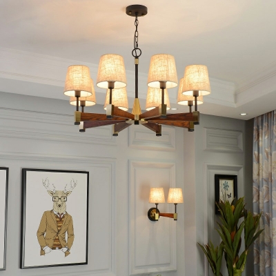 Designer Style Chandelier 8 Light Ceiling Chandelier for Dining Room Cafe