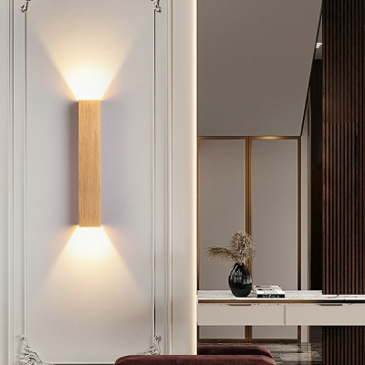 Linear LED Light Modern Wall Mounted Light Fixture Minimal Bedroom Sconce Wall Lighting