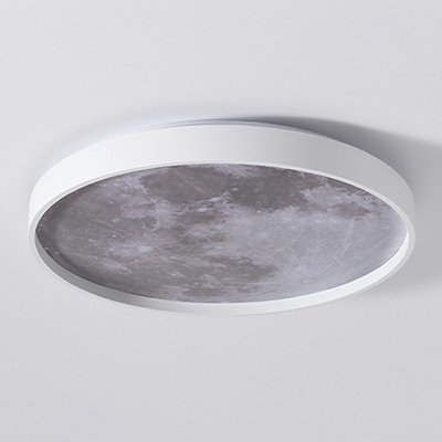 Contemporary Drum Flush Mount Ceiling Light Acrylic Led Flush Mount Fixture