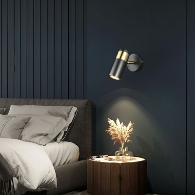 Creative Metal Rotatable Wall Sconce for Corridor Bedroom Bedside and Background Wall