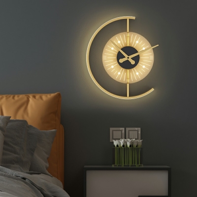 Modern Minimalist Flush Mount Wall Sconce 1 Light Wall Lighting Ideas for Bedroom