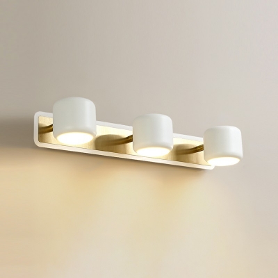 Modern Style LED Wall Sconce Light Nordic Style Metal Acrylic Warm Light Vanity Light for Bathroom Dressing Table