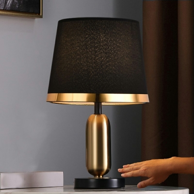 Postmodern Night Table Lamps Metal Materia Table Light for Bedroom