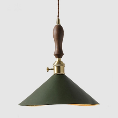 Wood Minimalist Ceiling Lamp Modern Nordic Style Pendulum Lights for Bedroom