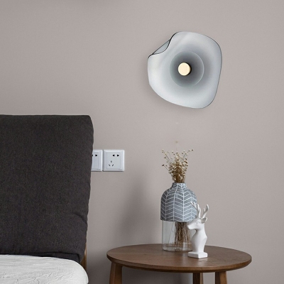 Modern Style LED Wall Sconce Light Nordic Style Glass Wall Light for Bedside Aisle