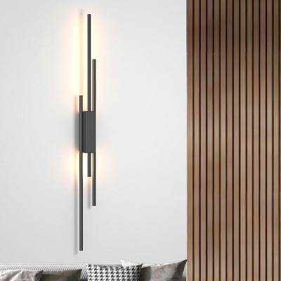 Modern Style LED Wall Sconce Light Nordic Style Metal Acrylic Warm Light Wall Light for Bedside Aisle
