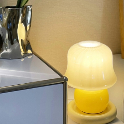 Ultra-Modern Table Light Glass Shade Night Table Lamps for Bedroom Living Room