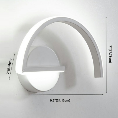 Modern Wall Mounted Lamps LED Flush Mount Wall Sconce for Bedroom
