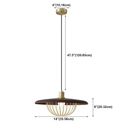 Postmodern 1 Light Hanging Lamp Kit Metal Hanging Light Fixtures for Bedroom