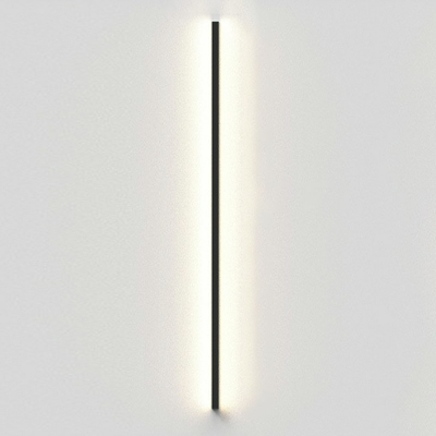 1 Light Strip Shade Wall Sconce Lighting Modern Style Metal Led Wall Sconce for Living Room
