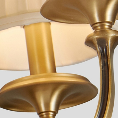 8-Light Hanging Ceiling Light Modernist Style Cone Shape Metal Chandelier Lighting