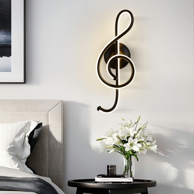 Modern Wall Mounted Lamps Linear Flush Mount Wall Sconce for Bedroom