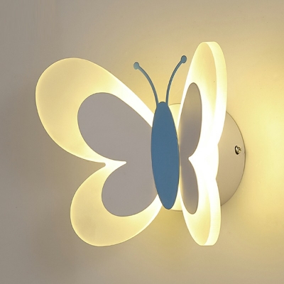 Modern Wall Mounted lights Butterfly Third Gear Wall mounted lighting for Bedroom Children's Room