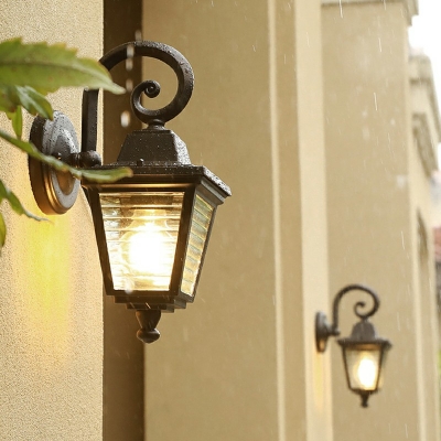 1-Light Sconce Light Fixtures Farmhouse Style Cone Shape Metal Wall Lighting Ideas