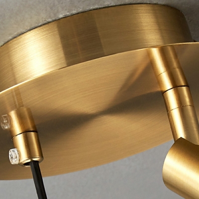 2-Light Suspension Lamp Contemporary Style Liner Shape Metal Warm Light Pendant Lighting Fixtures