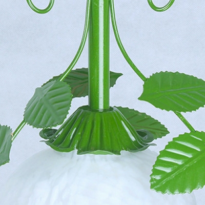 3-Light Pendant Ceiling Lights Industrial Style Bell Shape Glass Suspension Lamp
