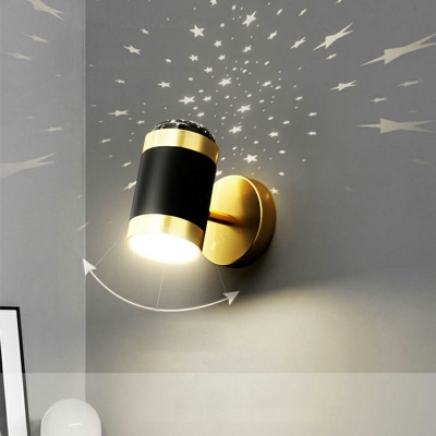 Creative Metal Rotatable Sconces for Corridor Bedroom Bedside and Background Wall