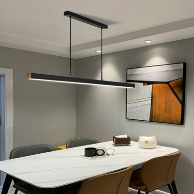 LED Modern Island Chandelier Lights Dinning Room Minimalist Hanging Light Fixtures