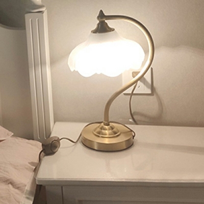 Minimalism 1 Head Nights and Lamp Glass Table Lamp for Bedroom Living Room
