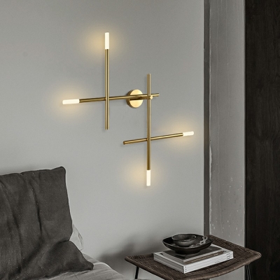 Minimalist Wall Lighting Ideas Linear Wall Mounted Lamp for Living Room