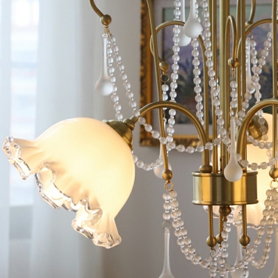 3-Light Ceiling Suspension Lamp Modernist Style Flower Shape Metal Pendant Lighting Fixtures