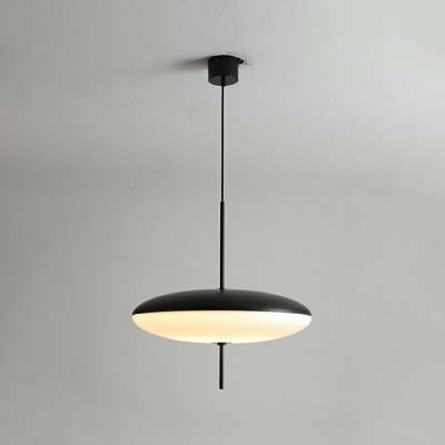 5-Light Hanging Lamp Minimalist Style Oval Shape Metal Chandelier Pendant Light