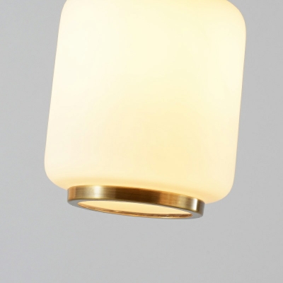 Contemporary Glass Island Lighting 3 Head Pendant Lights for Bar Dining Room