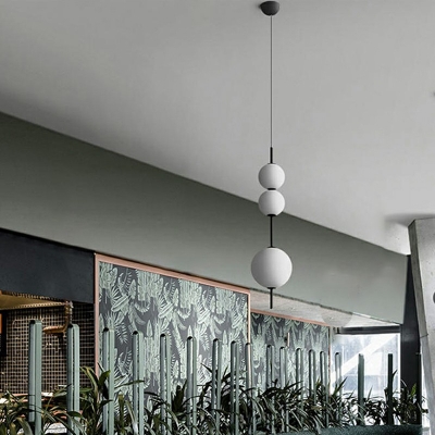 LED Light Modern White Hanging Pendant Light Simplicity Living Room for Suspension Lamp