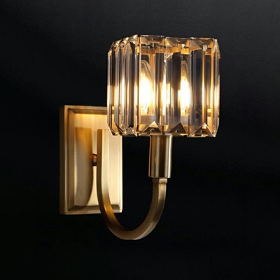 Nordic Style Crystal Wall Light Modern Style Minimalism Wall Sconce Light for Aisle Bedside