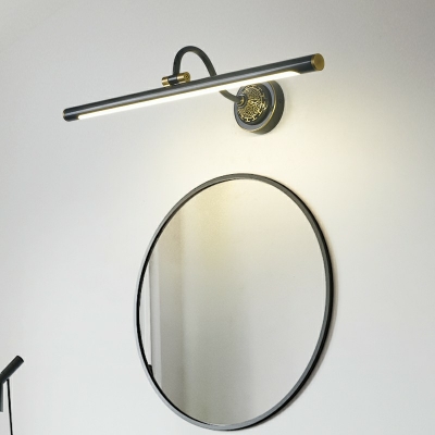 1-Light Sconce Lights Ultra-Modern Style Liner Shape Metal Neutral Light Wall Mounted Lighting