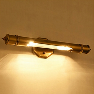 2-Light Sconce Lights Minimalist Style Liner Shape Metal Wall Mounted Lighting
