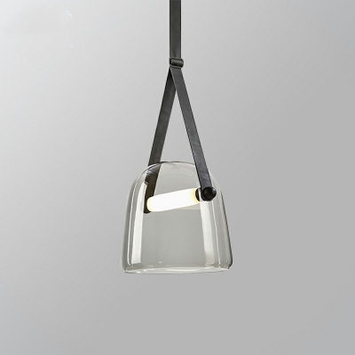 Contemporary Tapered Pendant Light Fixture Glass Suspension Pendant Light