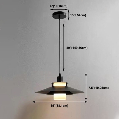 Industrial Style Hanging Lamp Kit Metal Hanging Light Fixtures for Living Room